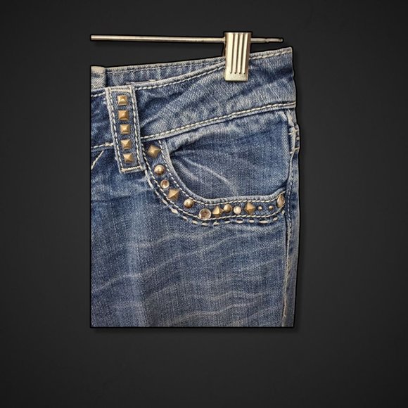 Miss Me Blingy Womens Blue Jeans Size 26 - Picture 4 of 9